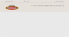 Desktop Screenshot of hillsfoods.com